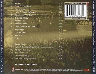 Songs The Lord Taught Us - Cramps, The (CD - 53) music collectible [Barcode 724349383623] - Main Image 2