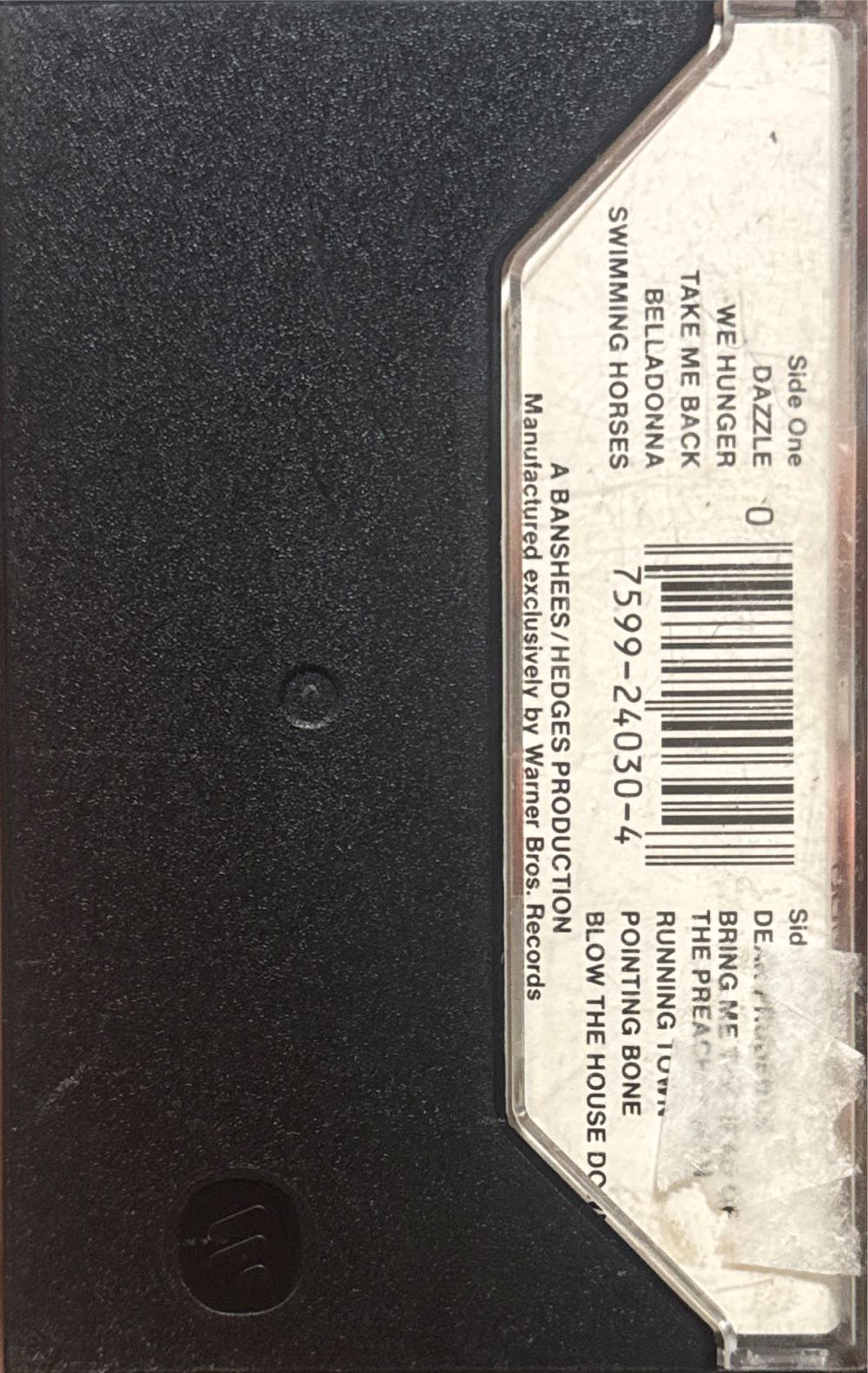 Hyaena - Siouxsie And The Banshees (Cassette) music collectible [Barcode 075992403047] - Main Image 2