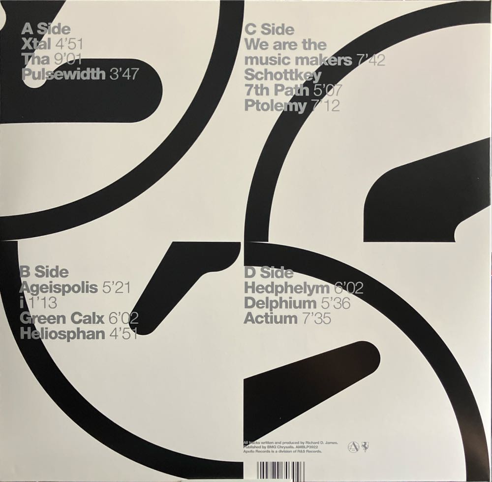 Selected Ambient Works 85-92 - Aphex Twin (12” - 74) music collectible [Barcode 5055274703046] - Main Image 2