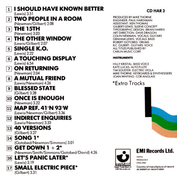 154 (1994 Harvest reissue with bonus tracks) - Wire (CD) music collectible [Barcode 724382985921] - Main Image 2