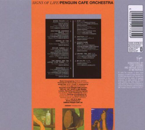 Signs Of Life - Penguin Cafe Orchestra (12”) music collectible [Barcode 5012985405010] - Main Image 2