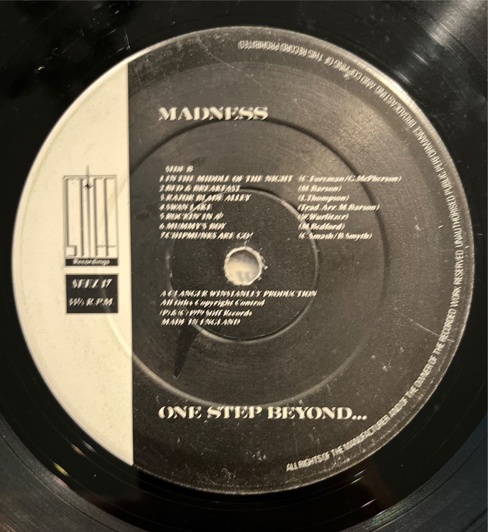 One Step Beyond... - Madness (12”) music collectible - Main Image 4