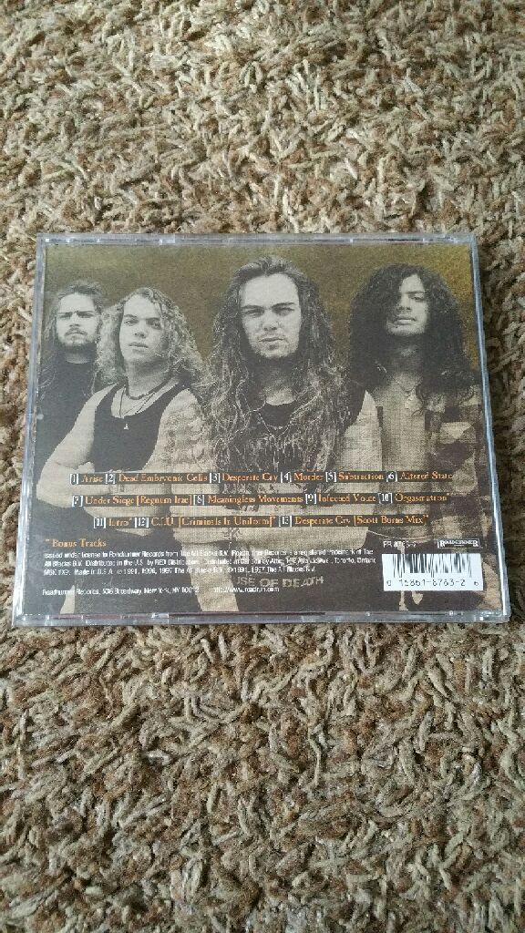 Arise - Sepultura (CD - 59) music collectible [Barcode 016861876326] - Main Image 2