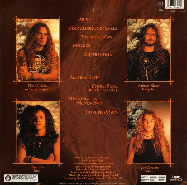 Arise - Sepultura (12” - 42) music collectible [Barcode 016861932817] - Main Image 2