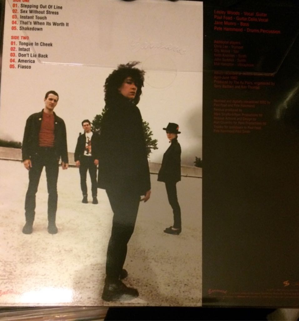 Sense And Sensuality - Au Pairs (12”) music collectible [Barcode 8013252040306] - Main Image 2