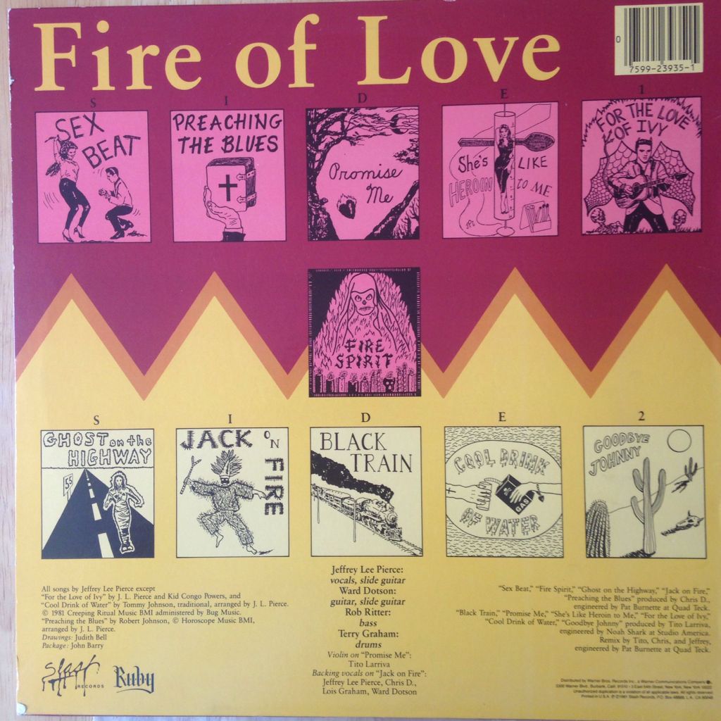 Fire Of Love - Gun Club (12”) music collectible [Barcode 081227994525] - Main Image 2