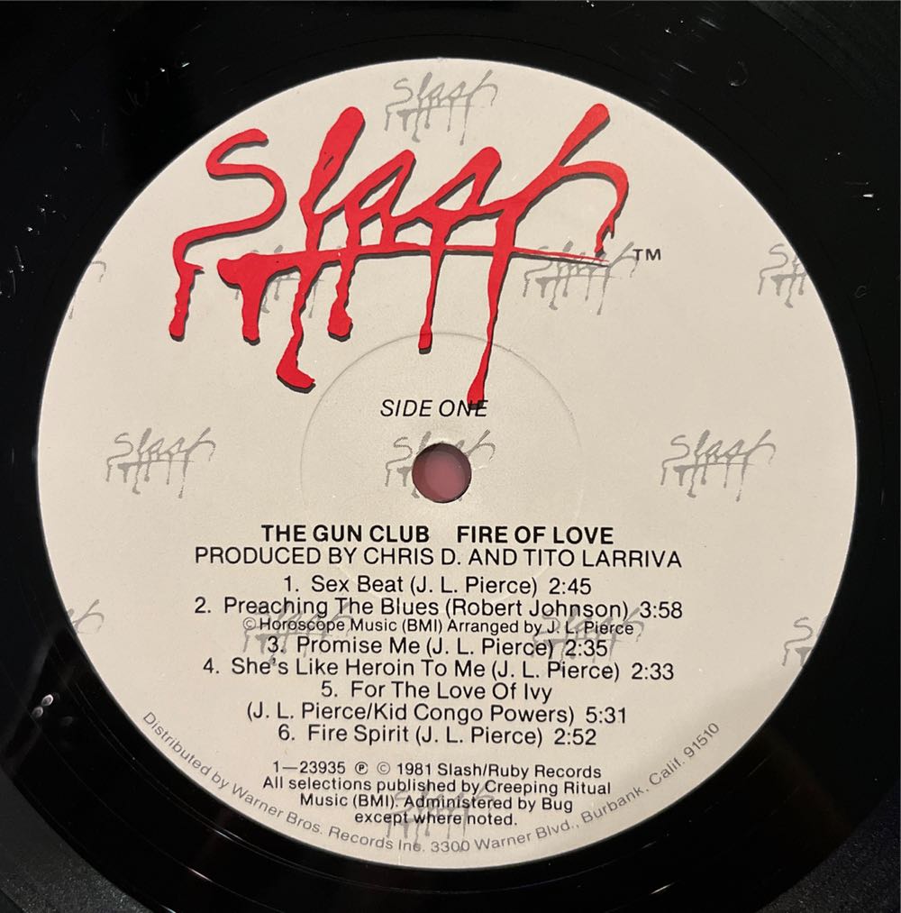 Fire Of Love - Gun Club (12”) music collectible [Barcode 081227994525] - Main Image 3