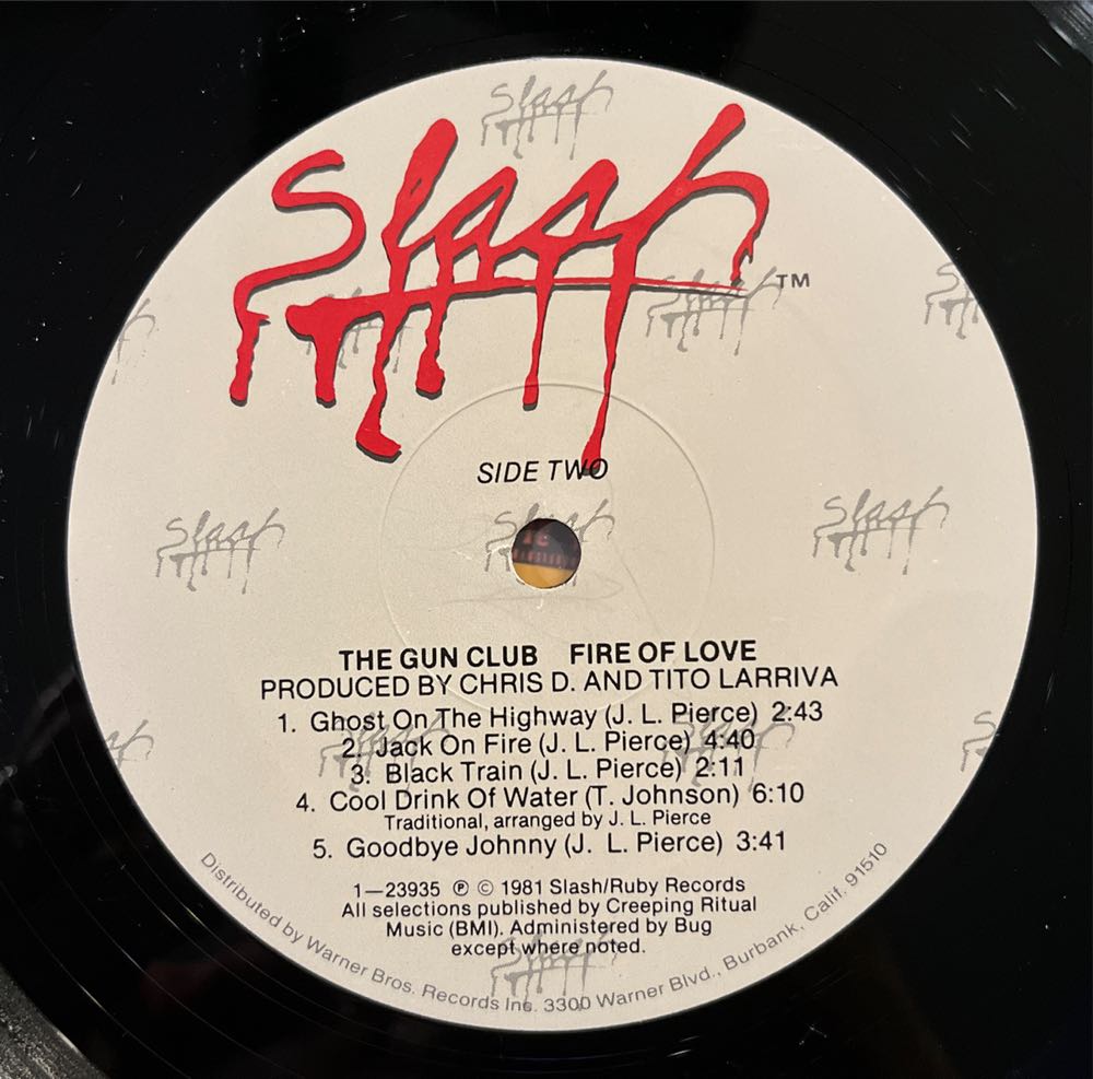 Fire Of Love - Gun Club (12”) music collectible [Barcode 081227994525] - Main Image 4