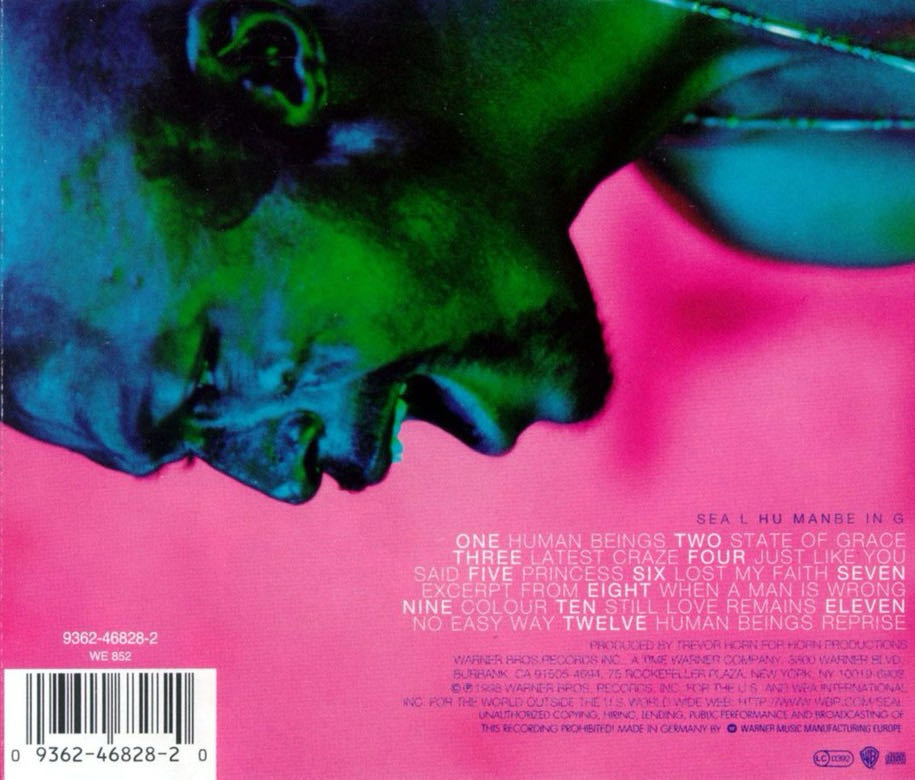 Human Being - Seal (CD - 52) music collectible [Barcode 9325583000096] - Main Image 2