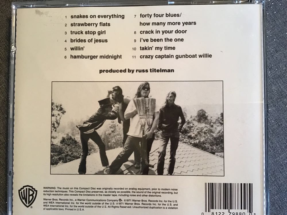 Little Feat - Little Feat (CD - 33) music collectible [Barcode 081227988005] - Main Image 2