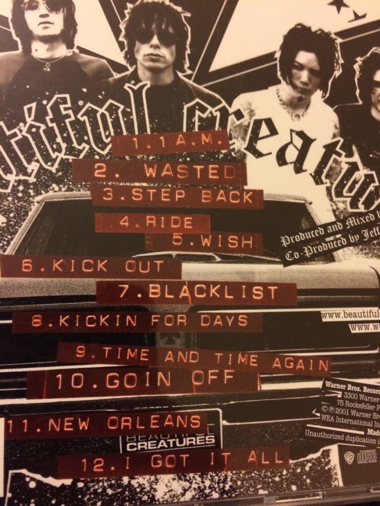 Beautiful Creatures - Beautiful Creatures (CD) music collectible [Barcode 887654771520] - Main Image 2