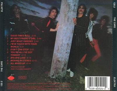 The Cars - The Cars (CD - 36) music collectible [Barcode 075596052429] - Main Image 2