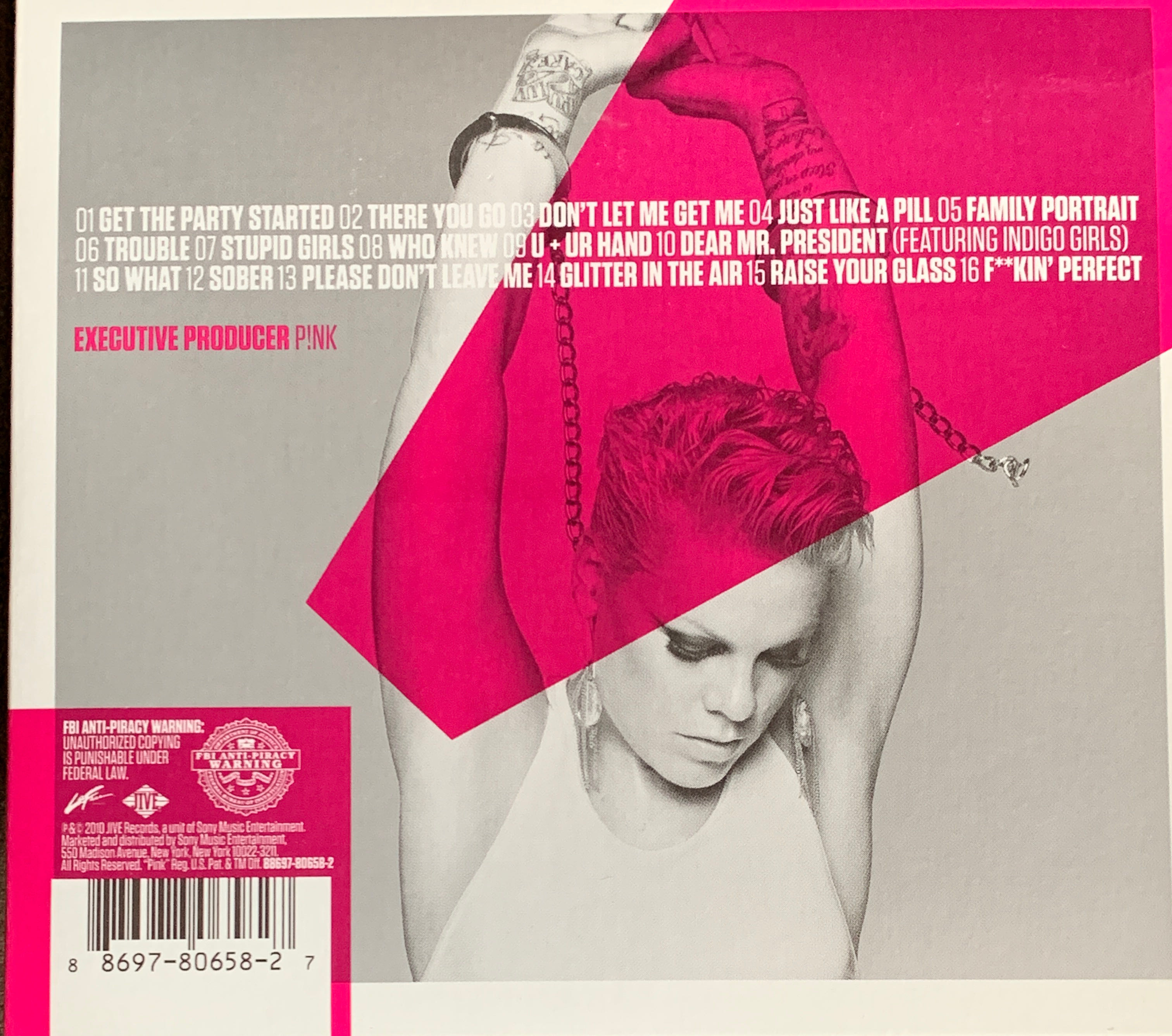 Greatest Hits... So Far!!! - P!nk (CD) music collectible [Barcode 886978065827] - Main Image 2