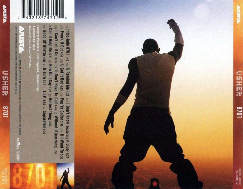 8701 - Usher (CD - 65) music collectible [Barcode 743218747120] - Main Image 2