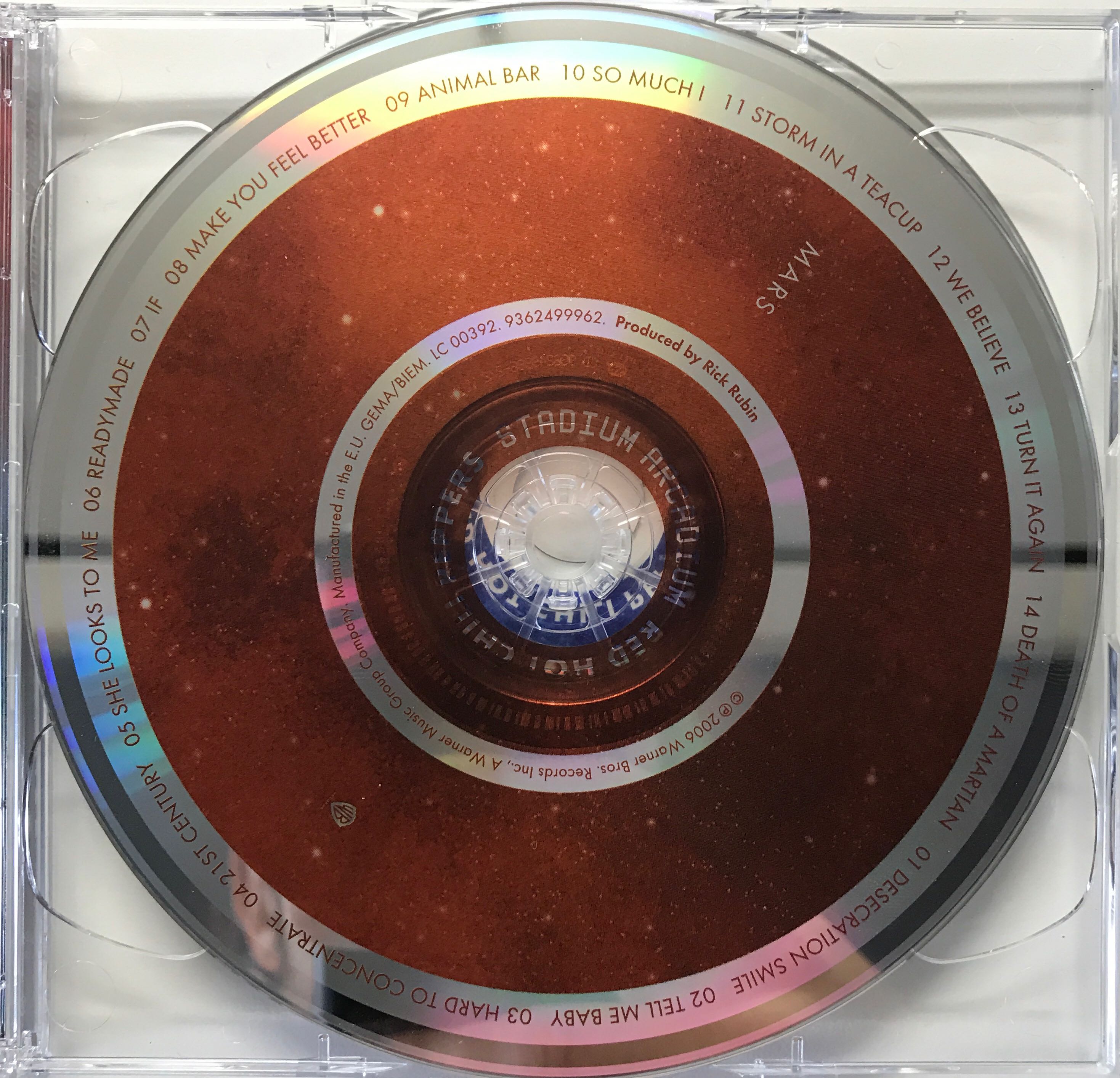 Stadium Arcadium - Red Hot Chili Peppers (CD - 123) music collectible [Barcode 093624999621] - Main Image 4