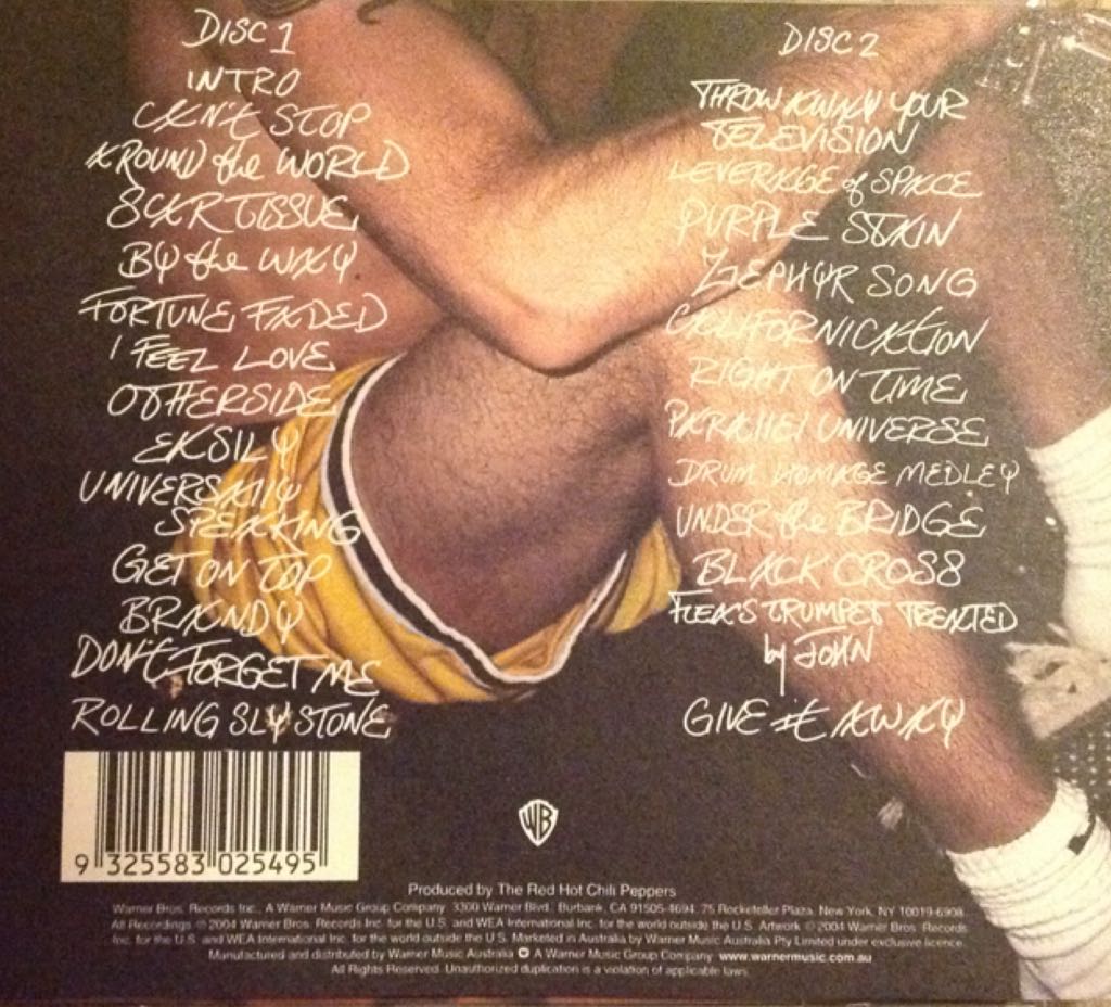 Live In Hyde Park - Red Hot Chili Peppers (12” - 123:36) music collectible - Main Image 2