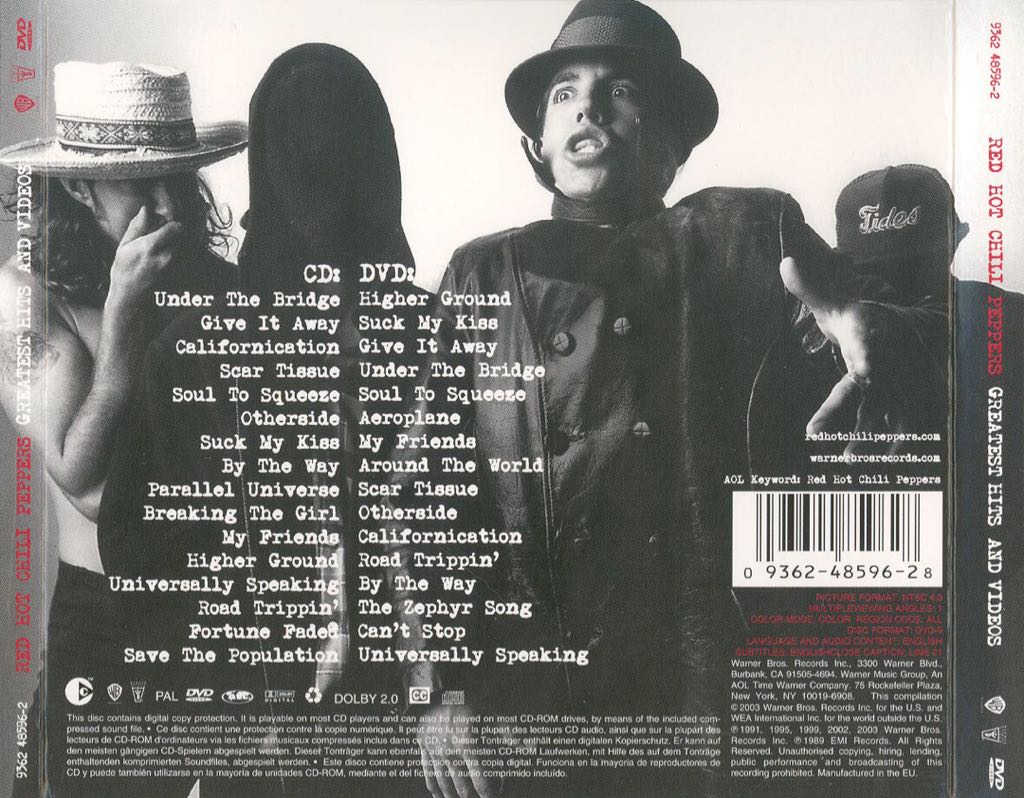 Greatest Hits And Videos - Red Hot Chili Peppers (CD/DVD) music collectible - Main Image 2
