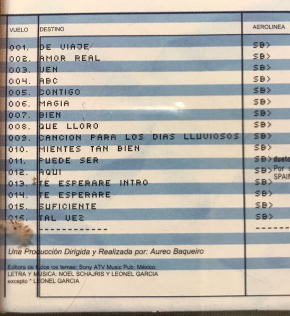 De Viaje - Sin Banderas (CD) music collectible [Barcode 037627063323] - Main Image 2