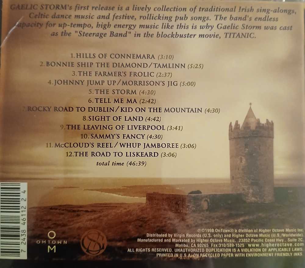 Gaelic Storm - Gaelic Storm (CD - 47) music collectible [Barcode 724384611224] - Main Image 3