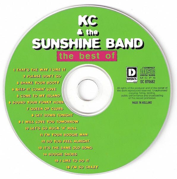 Kc And The Sunshine Band - KC & The Sunshine Band (CD - 58) music collectible [Barcode 724348706829] - Main Image 4