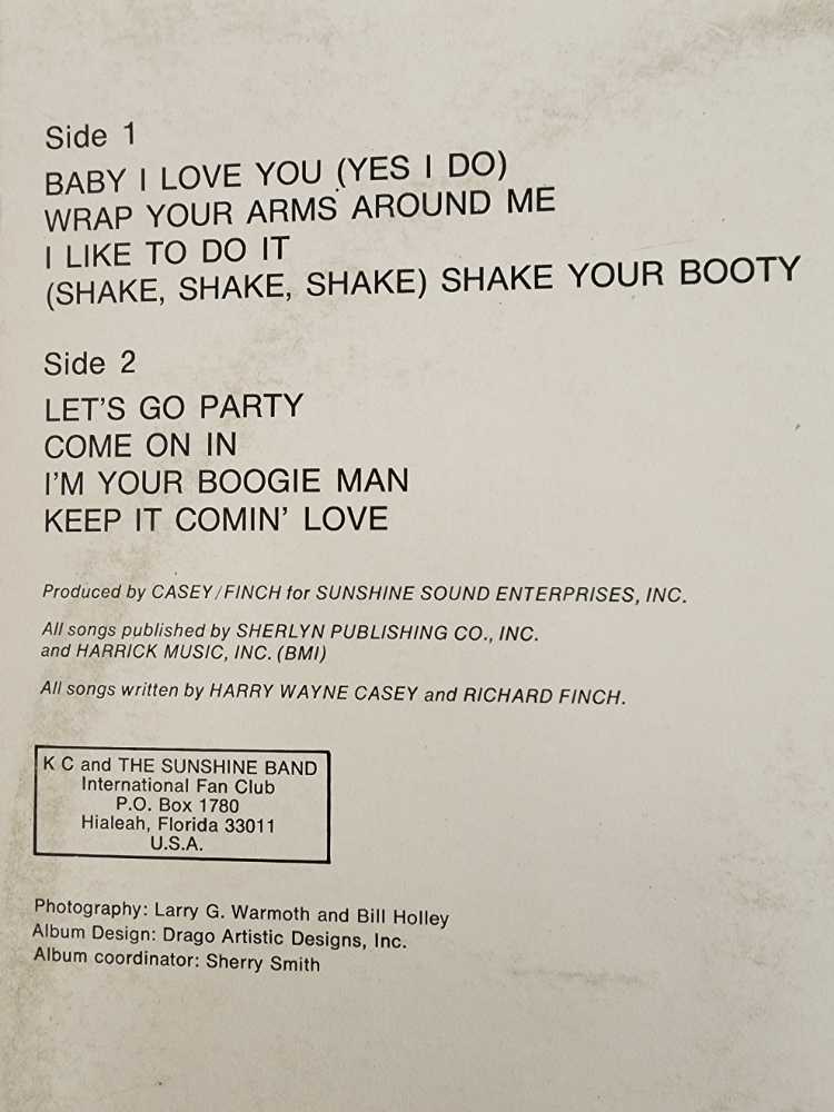 Part 3 - Kc And The Sunshine Band (12”) music collectible - Main Image 2