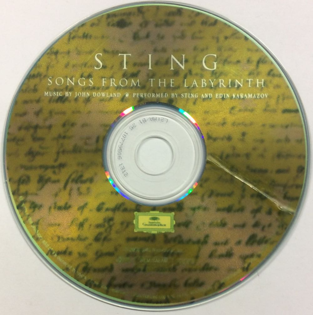 Songs From The Labyrinth - Sting (12” - 48) music collectible [Barcode 602517031395] - Main Image 4