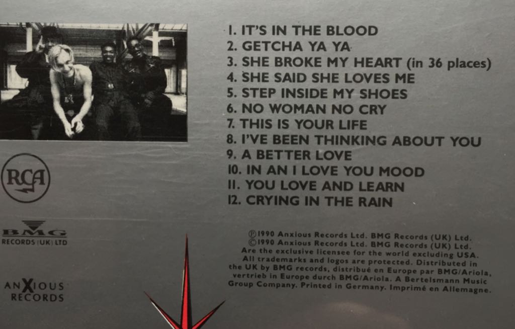 In The Blood - Londonbeat (CD - 49) music collectible [Barcode 035627481024] - Main Image 2