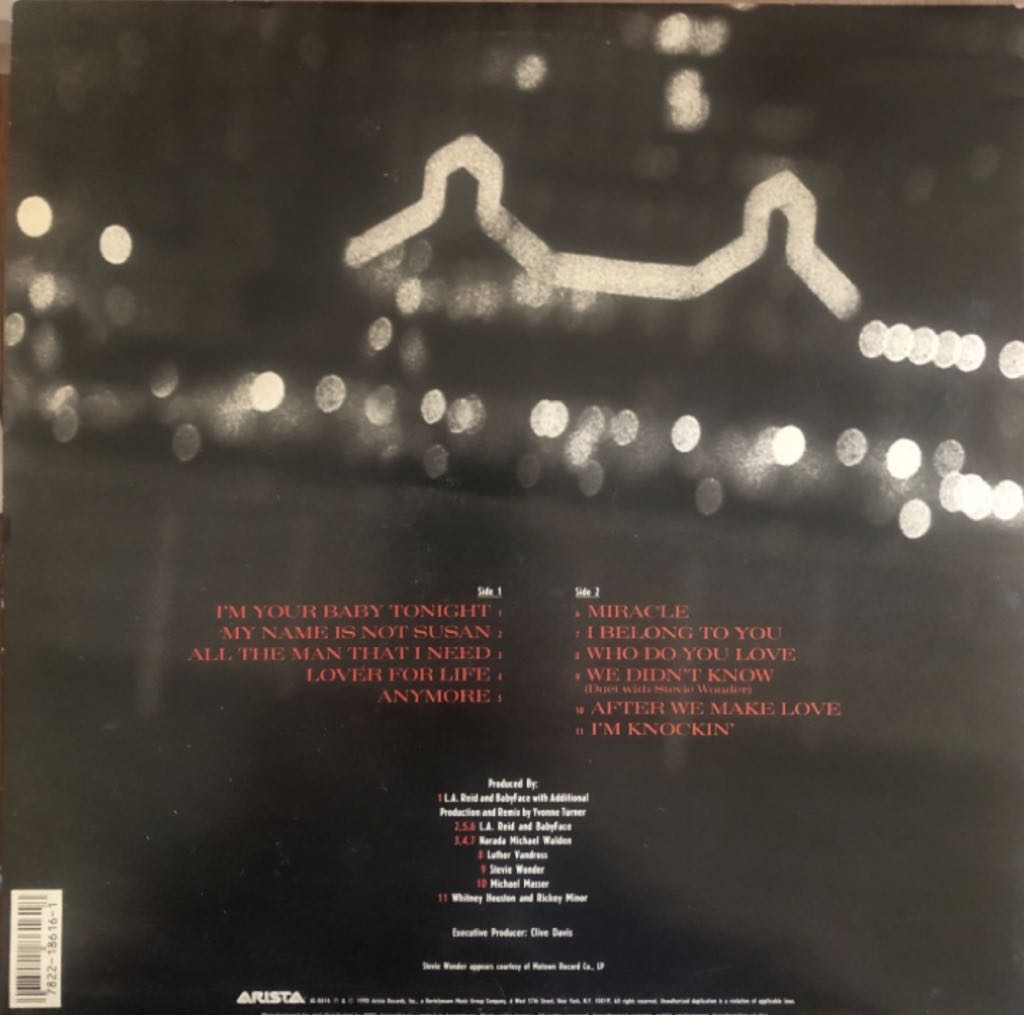 Im Your Baby Tonight - Whitney Houston (12”) music collectible [Barcode 4988017657454] - Main Image 2
