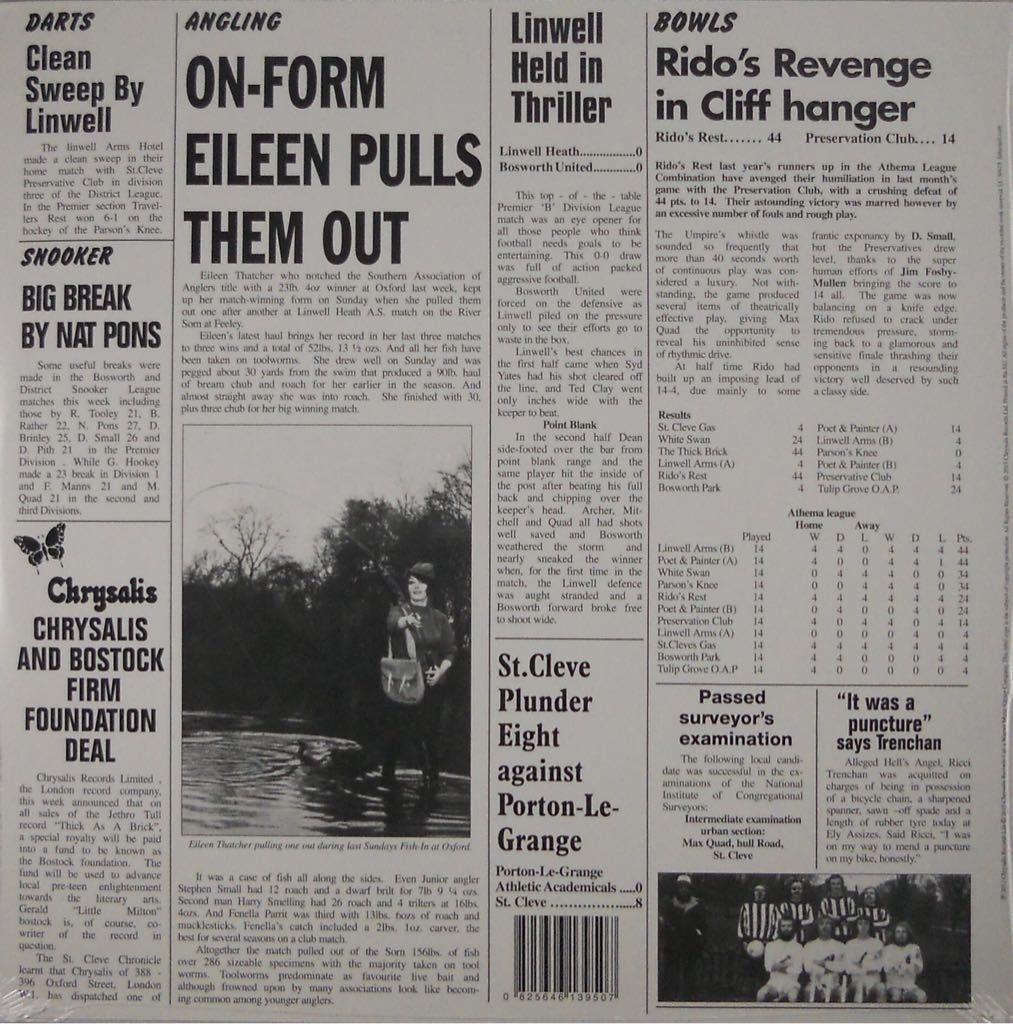 Thick As A Brick - Jethro Tull (12”) music collectible - Main Image 2