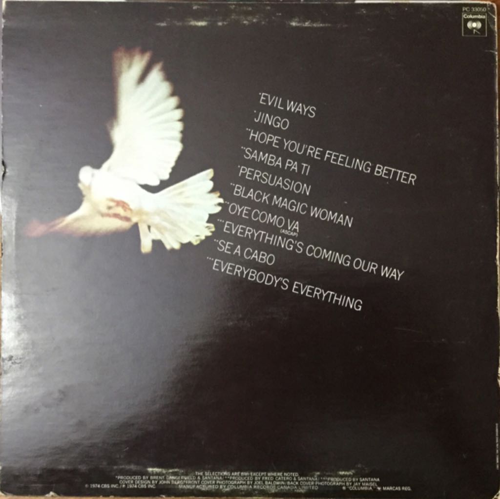 Santana’s Greatest Hits - Santana (12” - 1) music collectible - Main Image 2