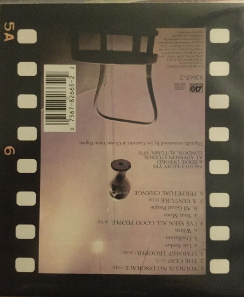 Yes Album, The - Yes (CD - 42) music collectible [Barcode 075678266522] - Main Image 2