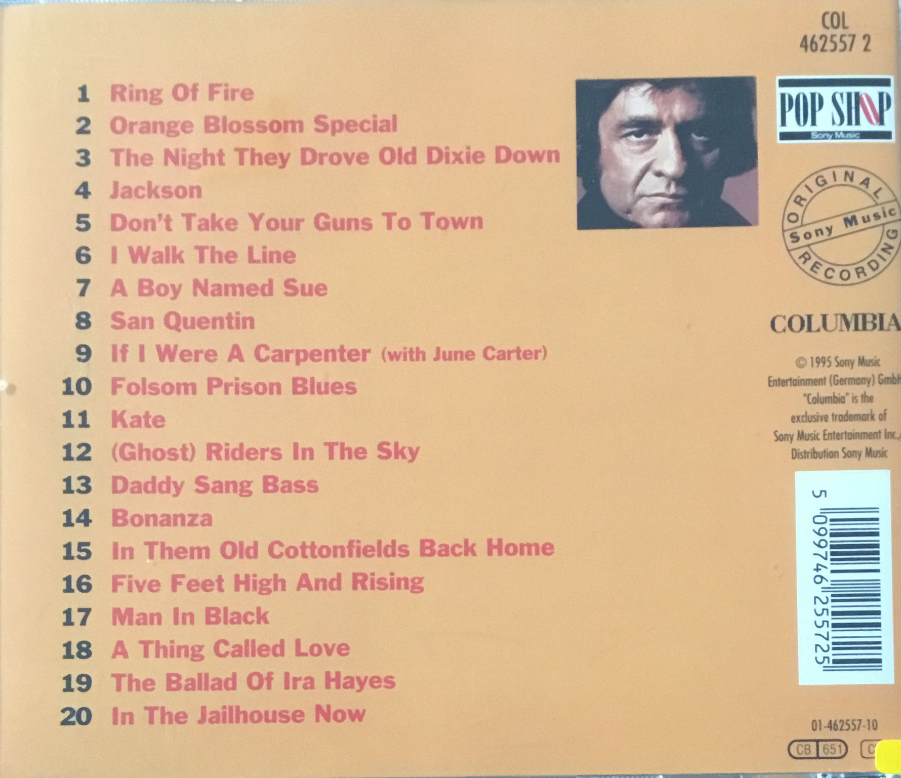 The Best Of Johnny Cash - Cash, Johnny (CD - 58) music collectible [Barcode 5099746255725] - Main Image 2