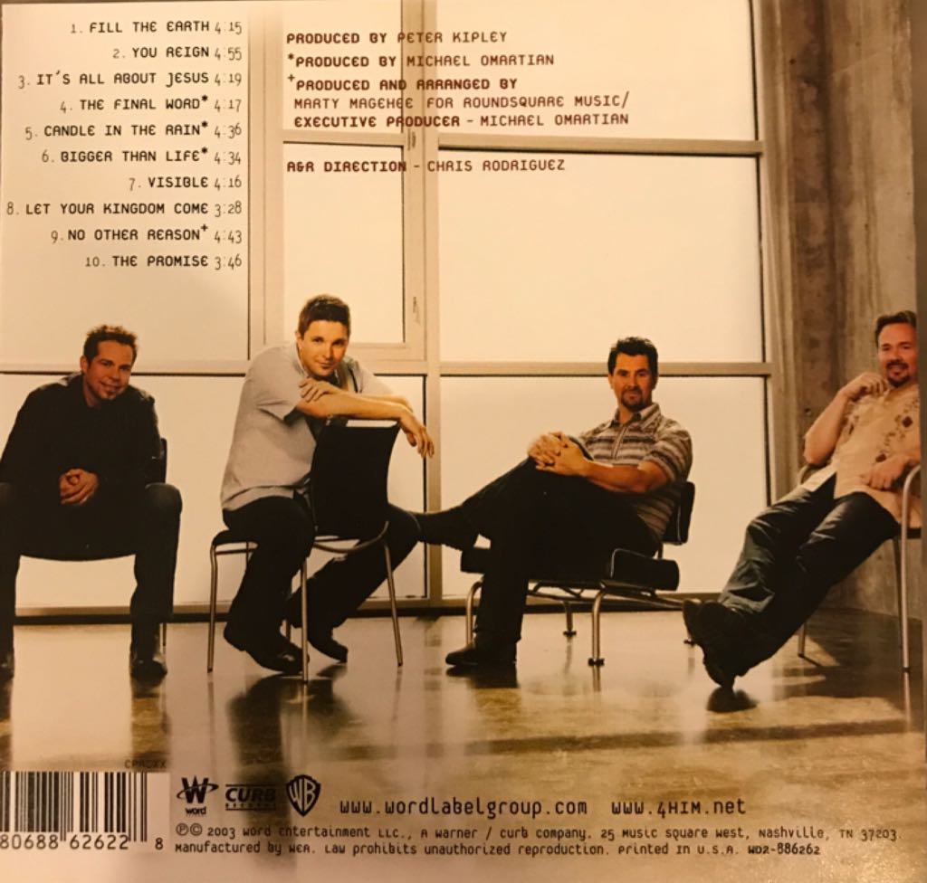 Visible - 4Him (CD - 44) music collectible [Barcode 080688626228] - Main Image 2