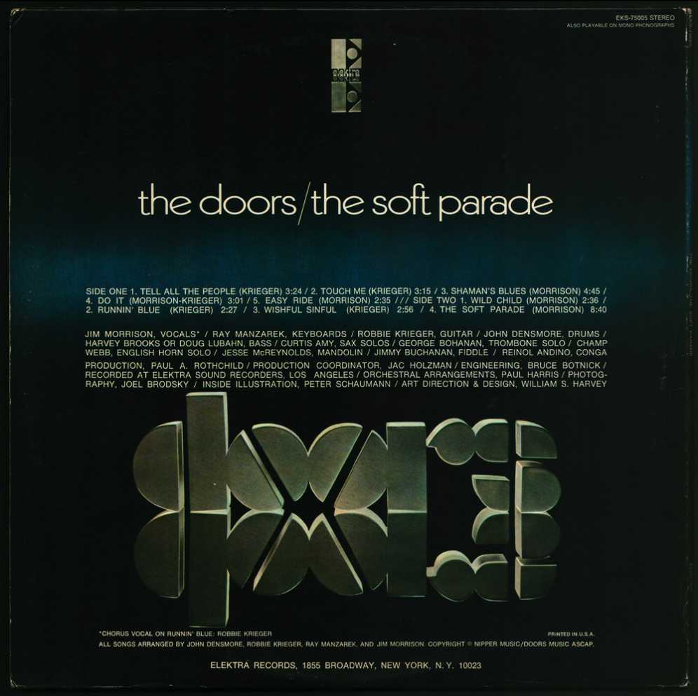The Soft Parade - The Doors (CD) music collectible - Main Image 2