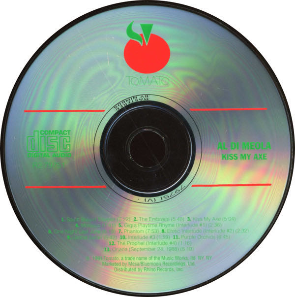 Kiss My Axe - Al Di Meola (CD - 66) music collectible [Barcode 081227975128] - Main Image 3