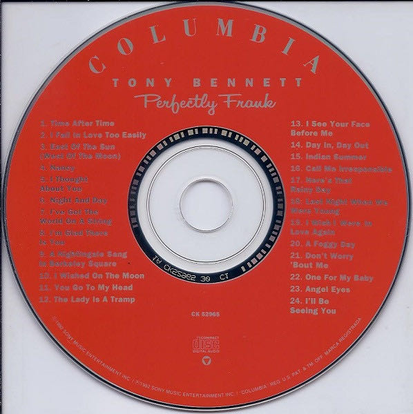 Perfectly Frank - Bennett, Tony (CD) music collectible [Barcode 074645296524] - Main Image 3
