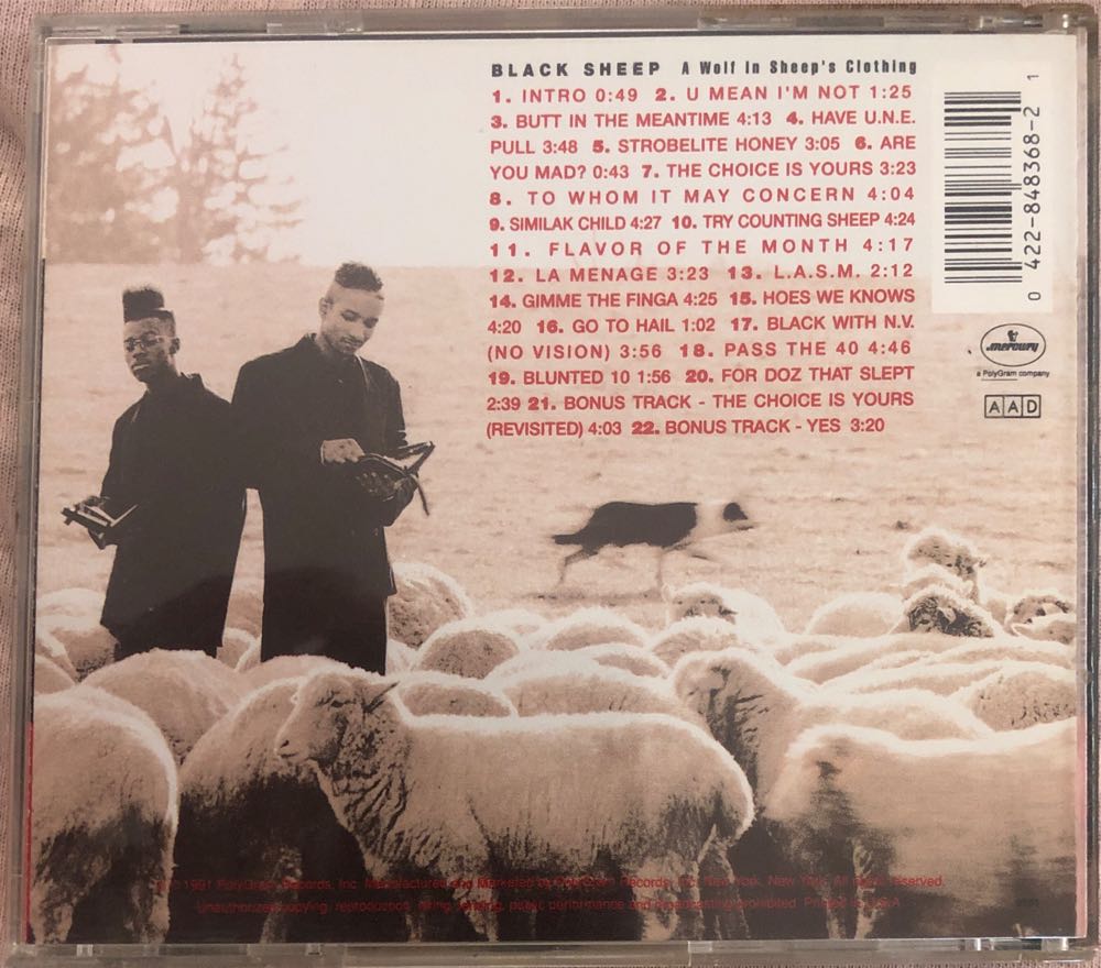 A Wolf In Sheeps Clothing - Black Sheep (CD) music collectible [Barcode 664425406610] - Main Image 2