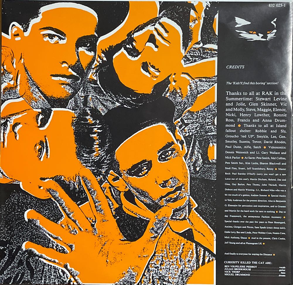 Keep Your Distance - Curiosity Killed The Cat (12”) music collectible [Barcode 042283202511] - Main Image 4