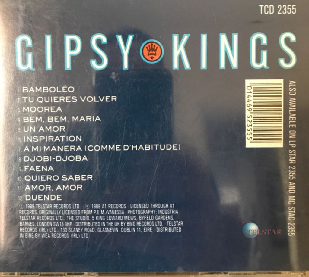 Gipsy Kings - Gipsy Kings (CD) music collectible [Barcode 5014469523555] - Main Image 2