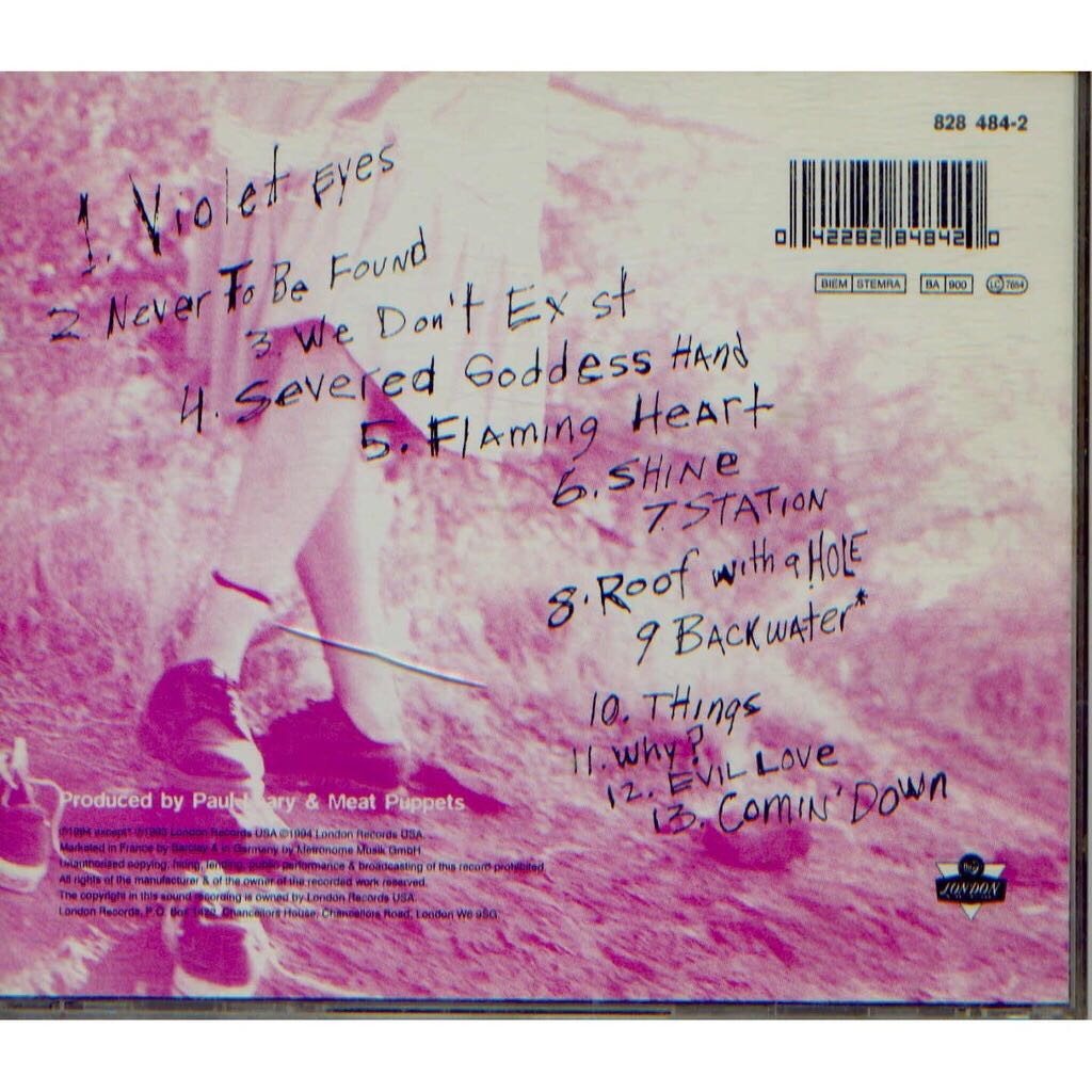 Too High to Die - Meat Puppets (CD) music collectible [Barcode 042282848420] - Main Image 2