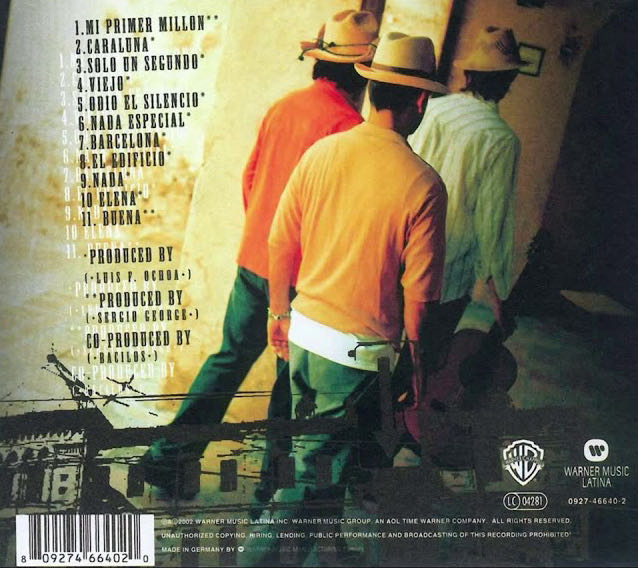 Caraluna - Bacilos (CD-R) music collectible [Barcode 809274664020] - Main Image 2