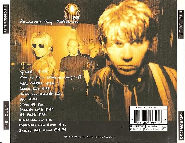 The Cult - The Cult (CD - 62) music collectible [Barcode 724383997022] - Main Image 2