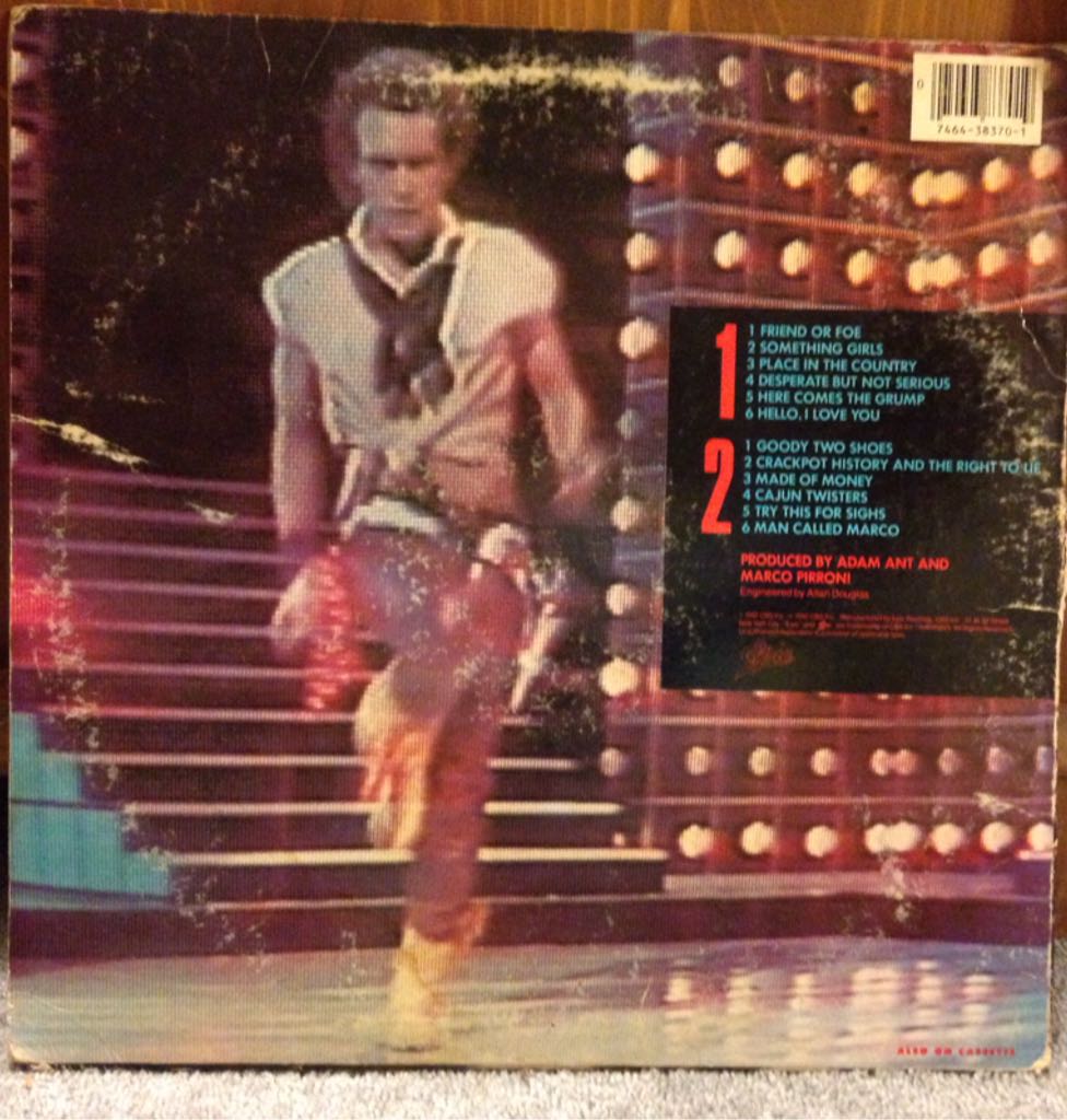 Friend Or Foe - Adam Ant (12”) music collectible - Main Image 2