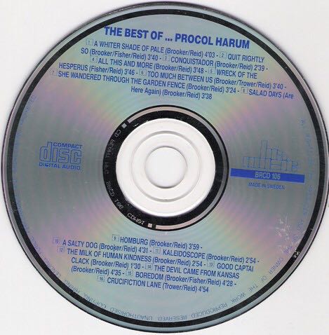 The Best Of Procol Harum - Procol Harum (CD - 58) music collectible - Main Image 4