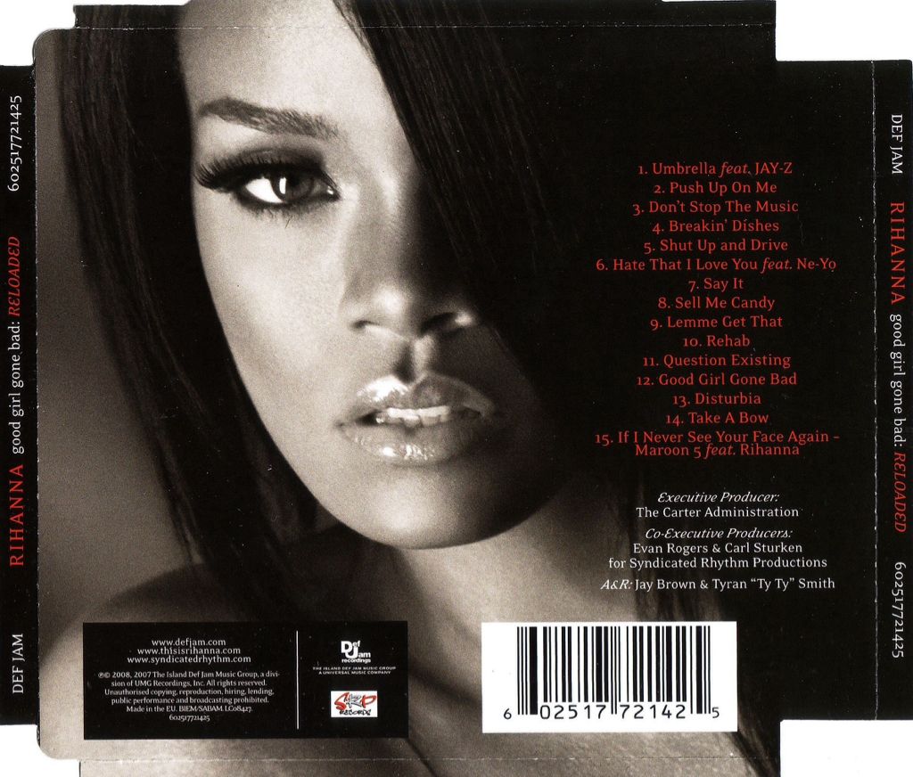 Good Girl Gone Bad Reloaded - Rihanna (CD) music collectible [Barcode 602517717282] - Main Image 2