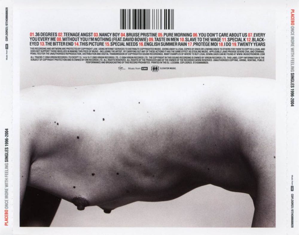 Once More With Feeling - Placebo (CD - 68) music collectible [Barcode 724387539822] - Main Image 2