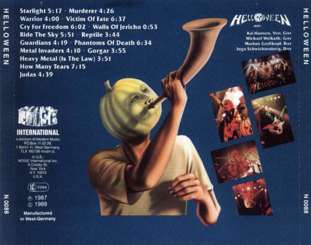 Walls of Jericho - Helloween (CD - 107) music collectible [Barcode 5050159640829] - Main Image 2