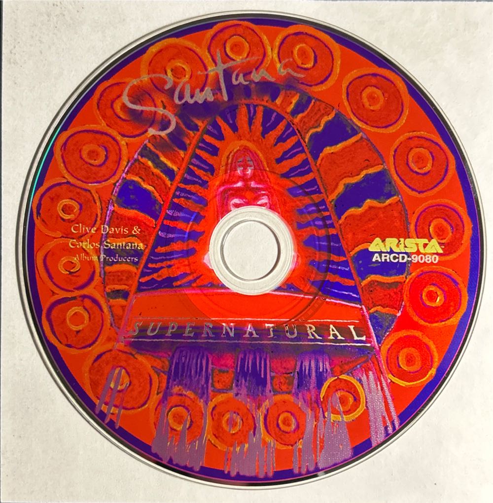 Supernatural - Santana (CD - 75) music collectible [Barcode 287854070000] - Main Image 4