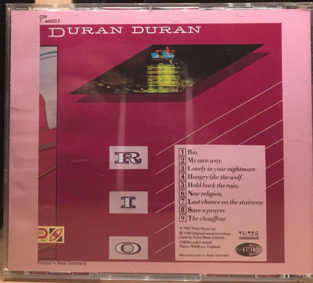 Rio - Duran Duran (CD) music collectible - Main Image 2