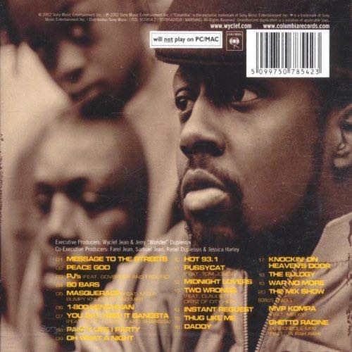 Masquerade - Wyclef Jean (CD - 69) music collectible [Barcode 696998654228] - Main Image 2